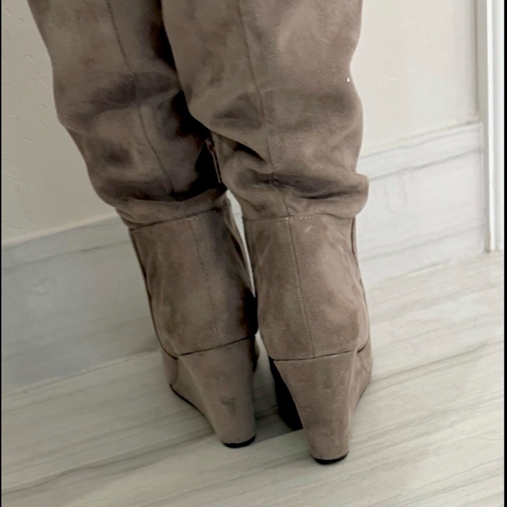 Chinese Laundry Over the Knee Boots- Tan Size 9.5 - Picture 12 of 15